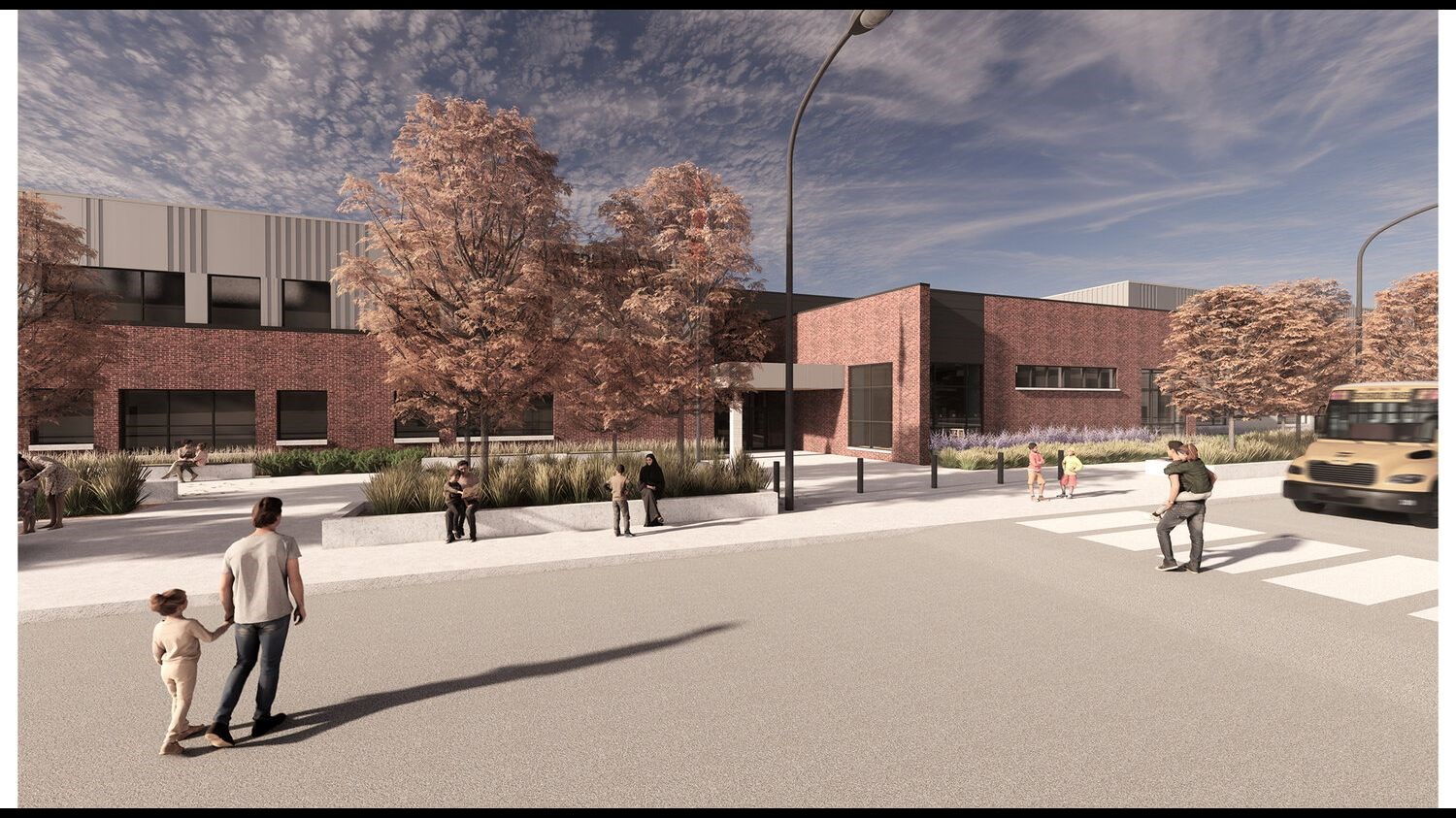 Construction of Bison Run School is Progressing....