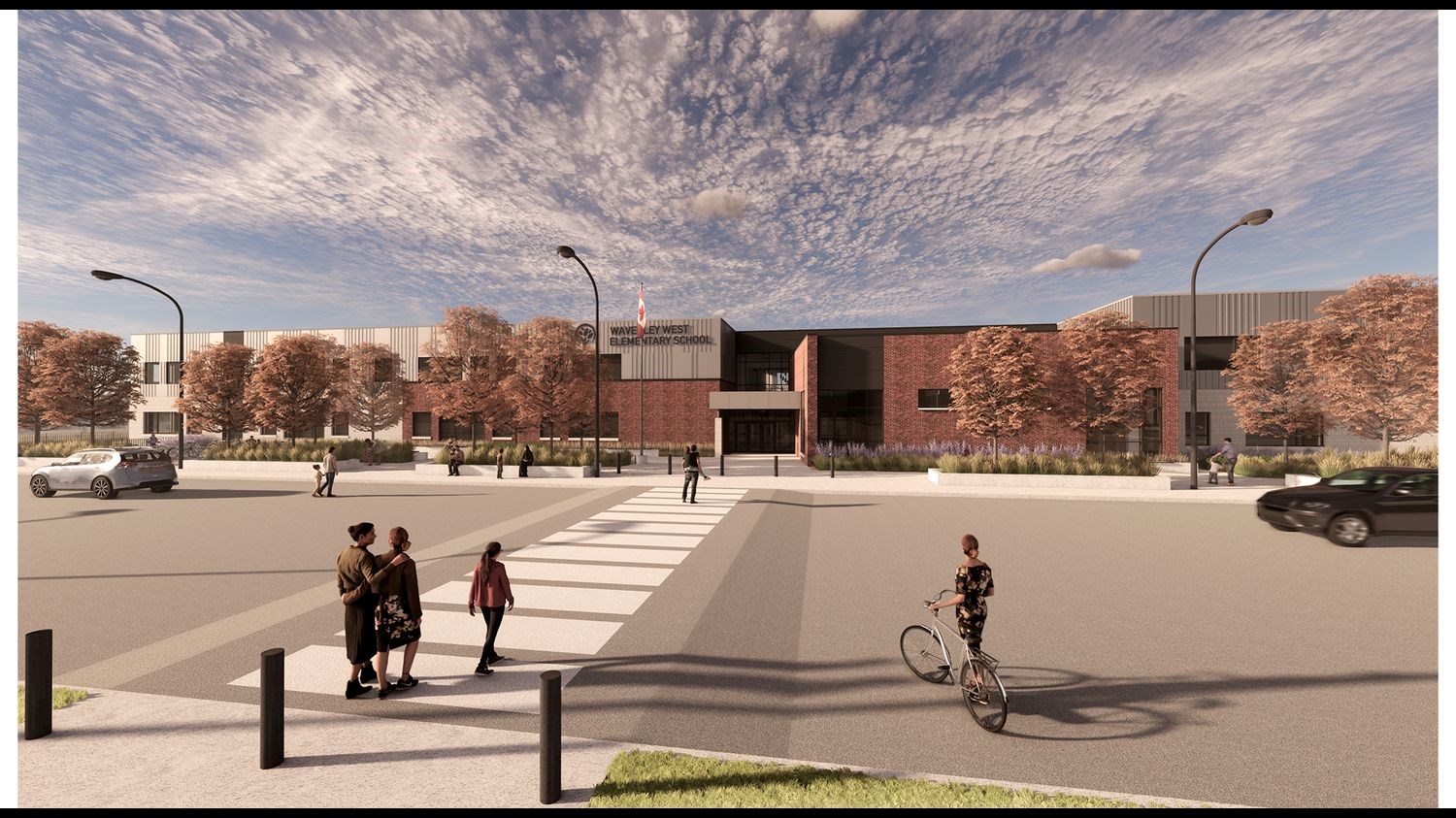 Construction of Bison Run School is Progressing....